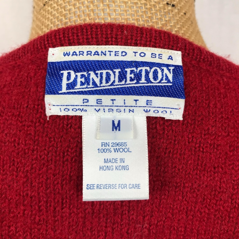 Pendleton Red Wool Zip Jacket - image 6